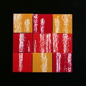 Parts of existing - acrylique sur toiles - 60 x 60 cm (dimensions finales) - 2009